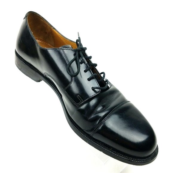 Cole Haan Caldwell Cap Toe Oxford Black Dress Shoes # 08330 (LEATHER SOLE) main image 9